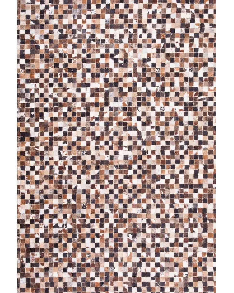 Beliani Matto Lehmannahka Ruskea/Beige 160 X 230 Cm Konya Clearance