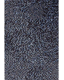 Beliani Matto Lehmannahka Ruskea/Sininen 160 X 230 Cm Ikisu Best