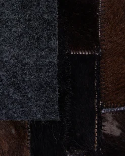 Beliani Matto Lehmannahka Tummanruskea 160 X 230 Cm Akseki Sale