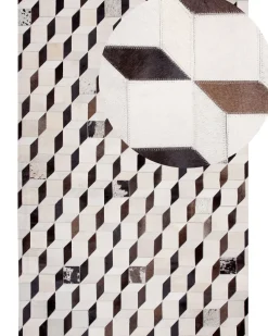 Beliani Matto Lehmannahka Valkoinen 160 X 230 Cm Alpkoy Cheap