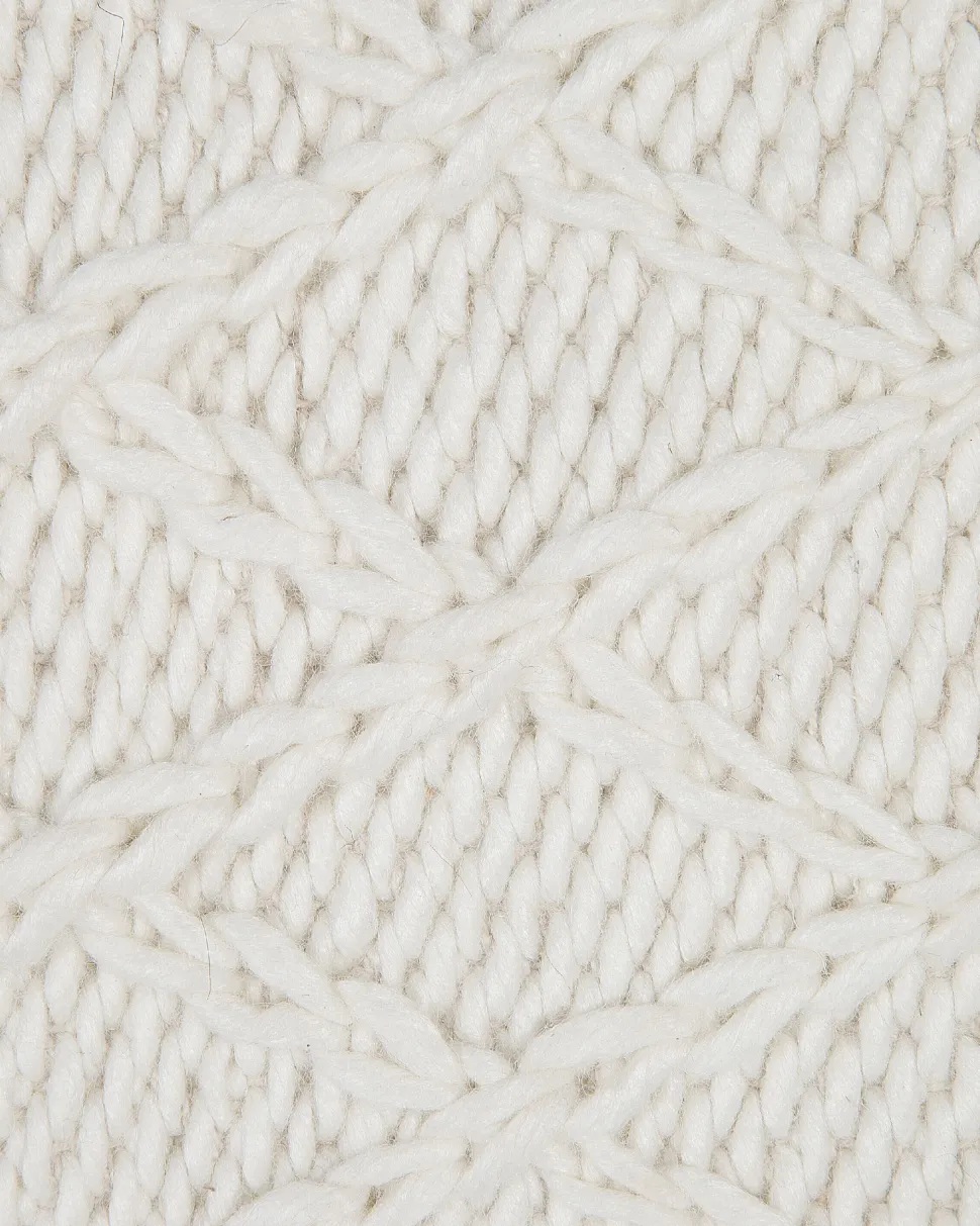 Beliani Matto Luonnonvalkoinen 160 X 230 Cm Erzin Hot