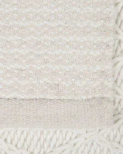 Beliani Matto Luonnonvalkoinen 160 X 230 Cm Erzin Hot