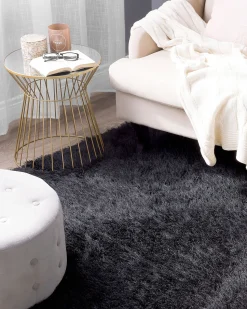 Beliani Matto Musta 160 X 230 Cm Cide Store