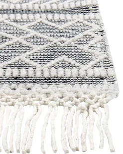 Beliani Matto Musta/Valkoinen 160 X 230 Cm Savuca Best Sale