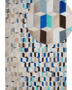 Beliani Matto Nahka Monivarinen 140 X 200 Cm Gidirli Shop