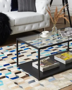 Beliani Matto Nahka Monivarinen 140 X 200 Cm Gidirli Shop