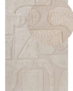 Beliani Matto Puuvilla Beige 160 X 230 Cm Diyadin Flash Sale