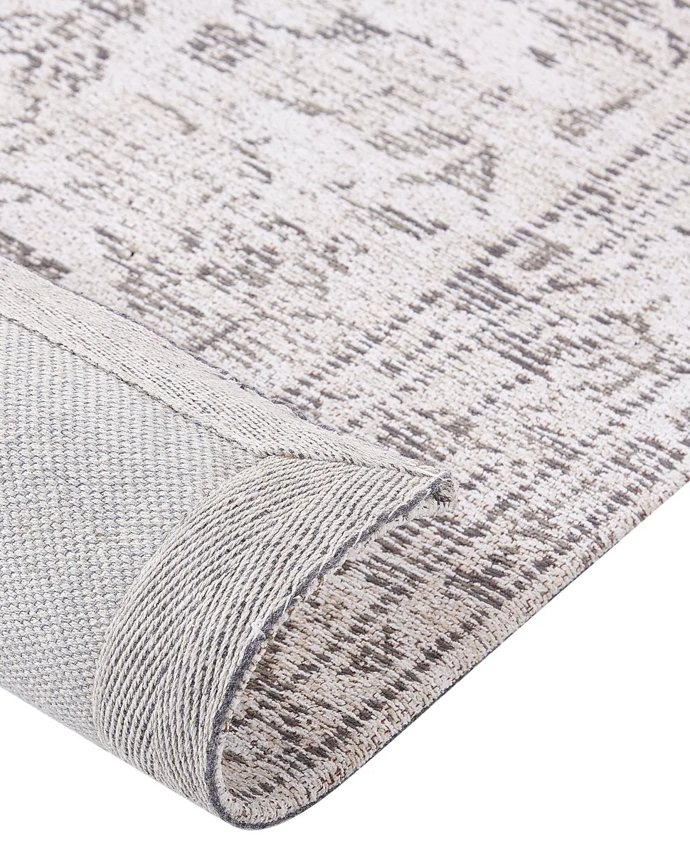 Beliani Matto Puuvilla Beige 80 X 300 Cm Sellik Outlet