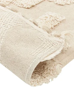 Beliani Matto Puuvilla Beige 160 X 230 Cm Itanagar Sale