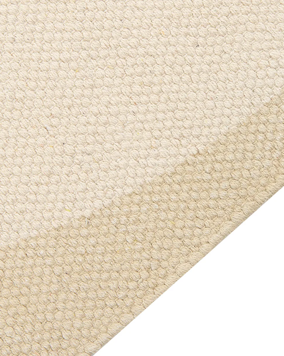 Beliani Matto Puuvilla Beige 80 X 150 Cm Simau Hot
