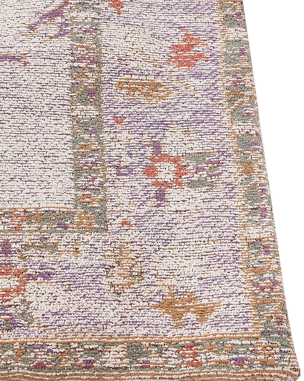 Beliani Matto Puuvilla Beige 80 X 300 Cm Yanoba Flash Sale