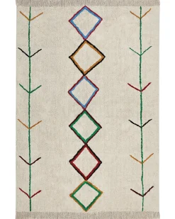 Beliani Matto Puuvilla Beige 160 X 230 Cm Cetmi Sale