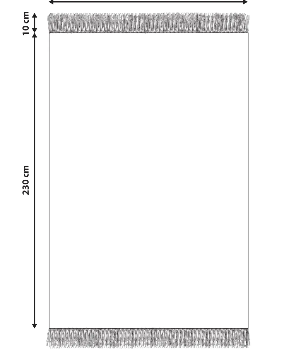 Beliani Matto Puuvilla Beige/Musta 160 X 230 Cm Eldes Sale