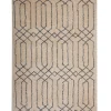 Beliani Matto Puuvilla Beige/Musta 160 X 230 Cm Maltepe Clearance