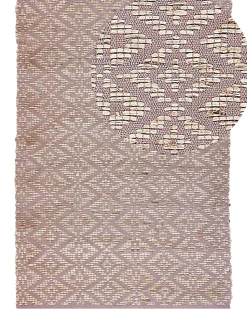 Beliani Matto Puuvilla Beige/Vaaleanpunainen 160 X 230 Cm Gerze Discount