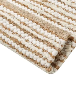 Beliani Matto Puuvilla Beige/Valkoinen 200 X 300 Cm Barkhan Hot