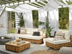 Beliani Matto Puuvilla Harmaa/Beige 160 X 230 Cm Edremit Hot