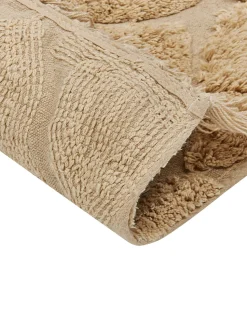 Beliani Matto Puuvilla Hiekanruskea 160 X 230 Cm Sanliurfa Outlet