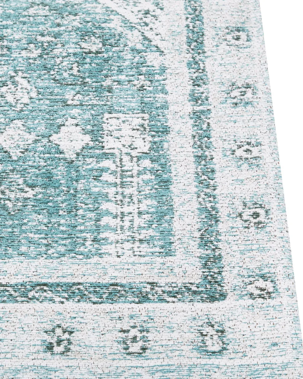 Beliani Matto Puuvilla Mintunvihrea 160 X 230 Cm Fulla Online