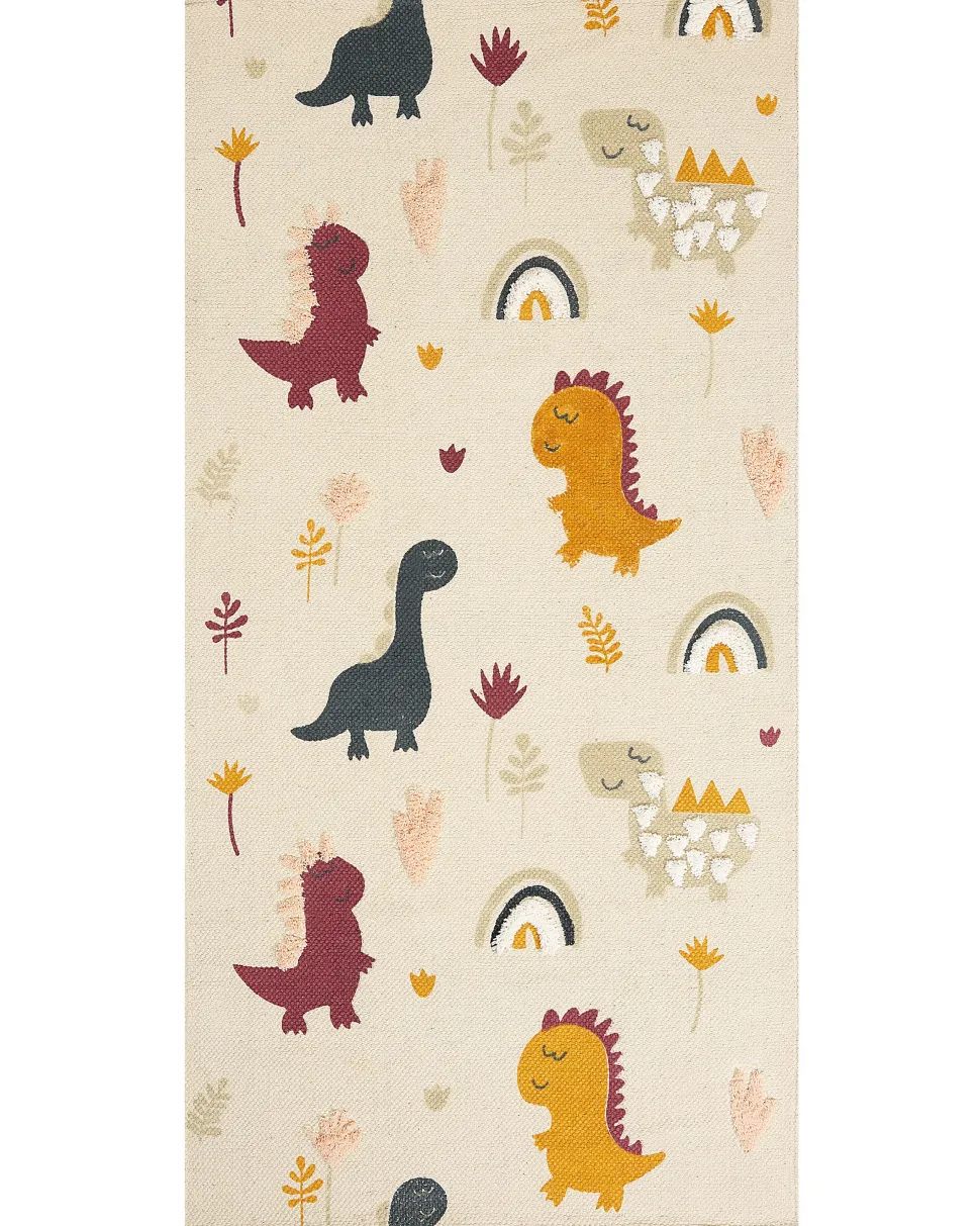 Beliani Matto Puuvilla Monivarinen 80 X 150 Cm Tiop Cheap