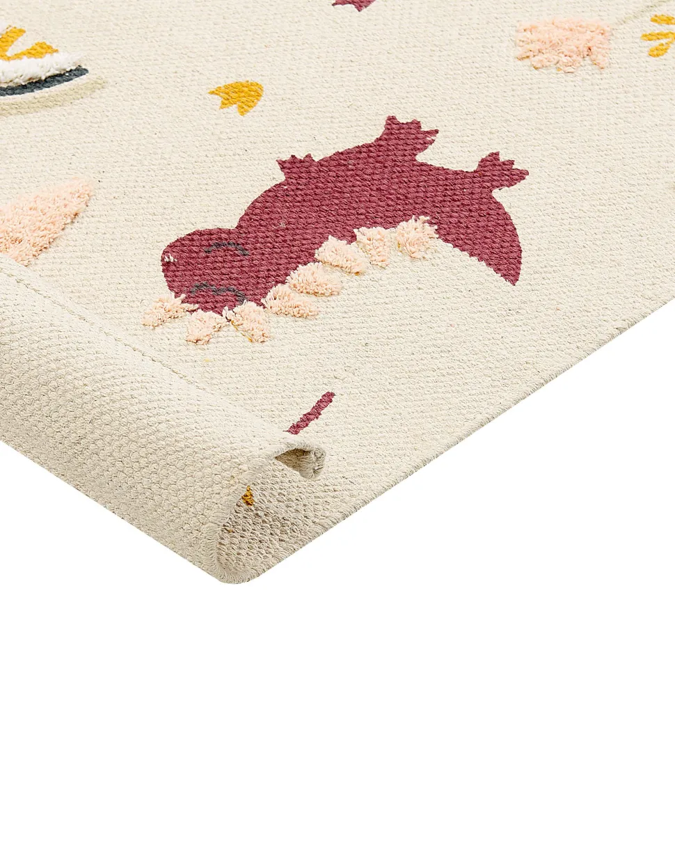 Beliani Matto Puuvilla Monivarinen 80 X 150 Cm Tiop Cheap