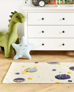 Beliani Matto Puuvilla Monivarinen 80 X 150 Cm Langsa Fashion