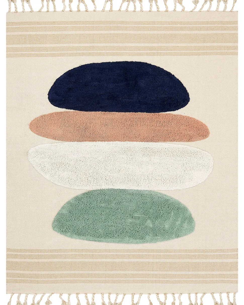 Beliani Matto Puuvilla Monivarinen 300 X 400 Cm Zeynak Sale