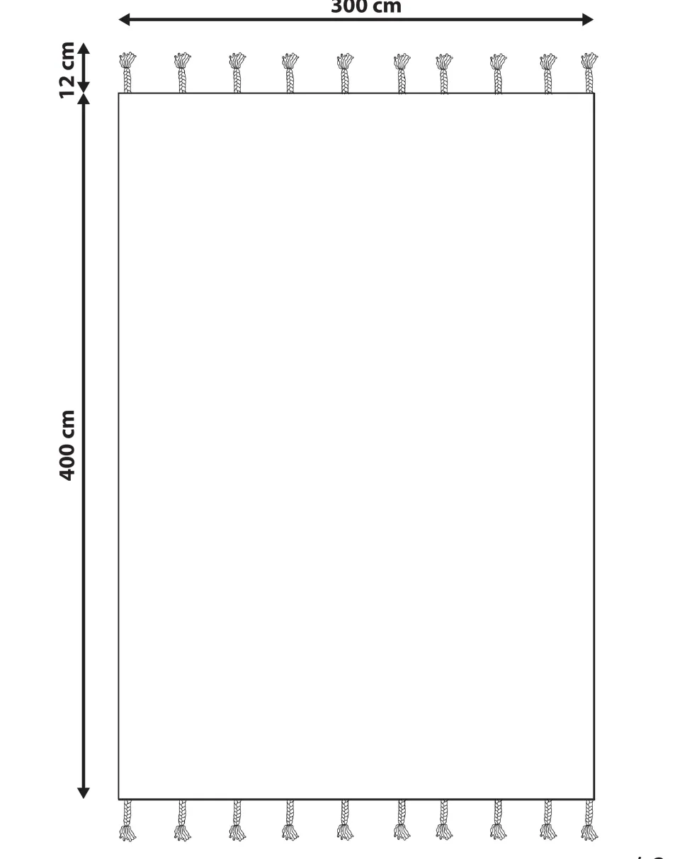 Beliani Matto Puuvilla Monivarinen 300 X 400 Cm Zeynak Sale