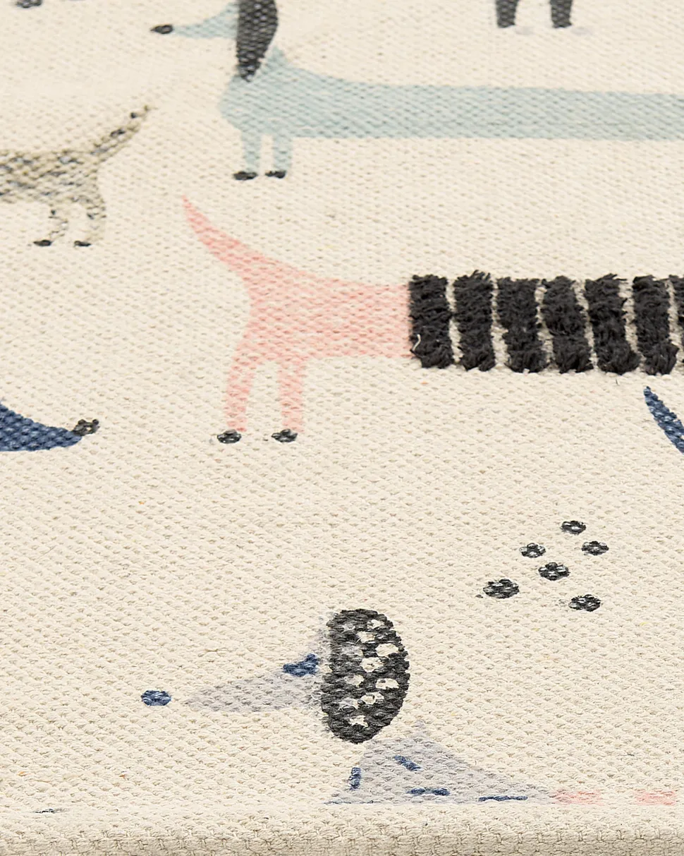 Beliani Matto Puuvilla Monivarinen 80 X 150 Cm Temiaj Clearance