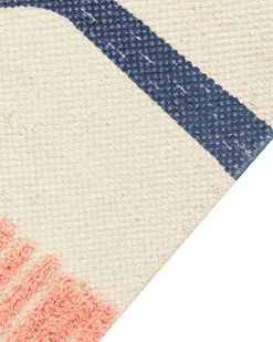 Beliani Matto Puuvilla Monivarinen 80 X 150 Cm Temiaj Clearance