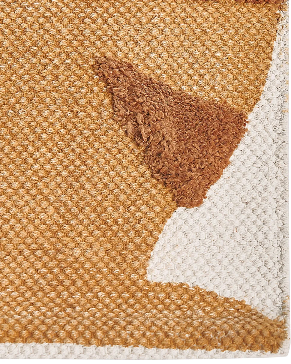 Beliani Matto Puuvilla Monivarinen 80 X 150 Cm Sigli Discount