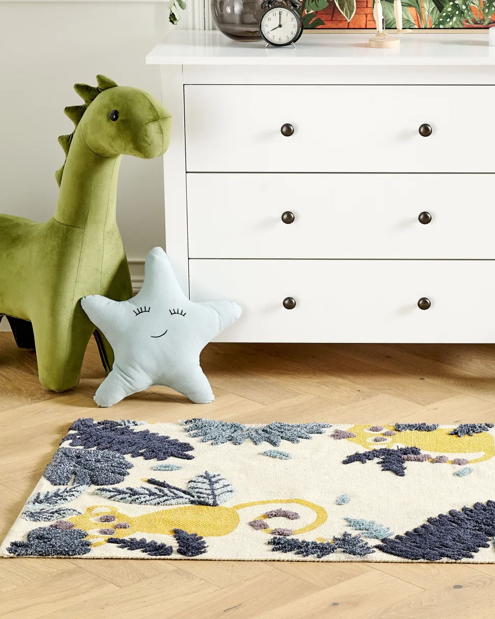 Beliani Matto Puuvilla Monivarinen 80 X 150 Cm Naibos Hot