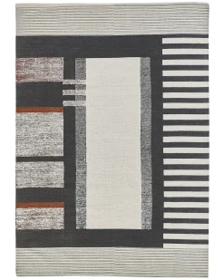 Beliani Matto Puuvilla Monivarinen 160 X 230 Cm Kakinada New