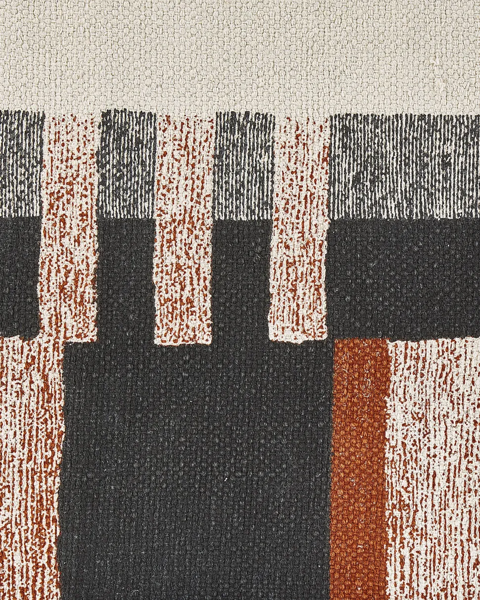 Beliani Matto Puuvilla Monivarinen 160 X 230 Cm Kakinada New