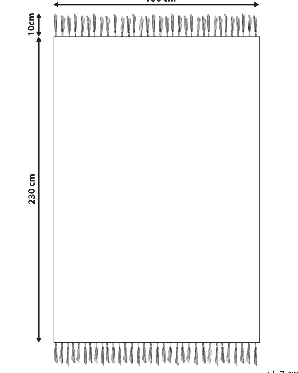 Beliani Matto Puuvilla Monivarinen 160 X 230 Cm Daran Discount