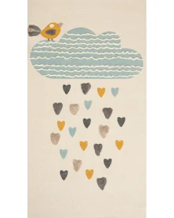 Beliani Matto Puuvilla Monivarinen 80 X 150 Cm Blang Shop