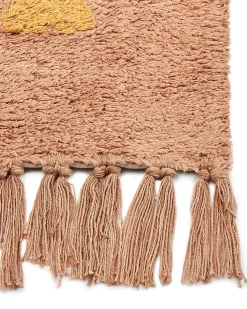 Beliani Matto Puuvilla Oranssi 160 X 230 Cm Igdir Shop