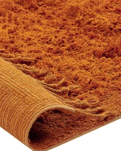 Beliani Matto Puuvilla Oranssi 140 X 200 Cm Bitlis Fashion