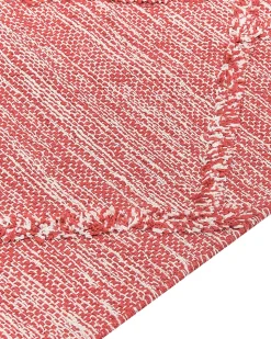 Beliani Matto Puuvilla Punainen 160 X 230 Cm Nigde Flash Sale