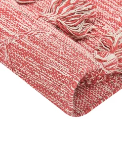 Beliani Matto Puuvilla Punainen 160 X 230 Cm Nigde Flash Sale