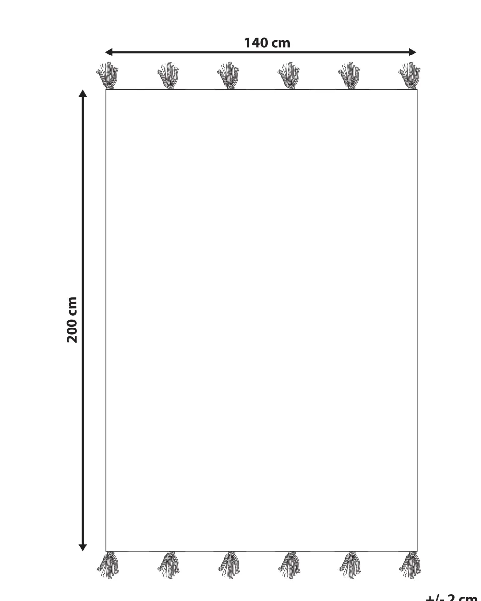 Beliani Matto Puuvilla Ruskea 140 X 200 Cm Tuzla Cheap