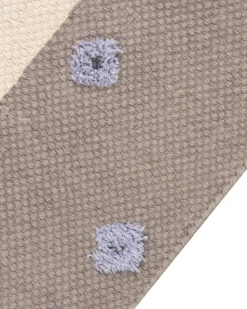 Beliani Matto Puuvilla Ruskeanharmaa/Beige 80 X 150 Cm Lubuk Clearance