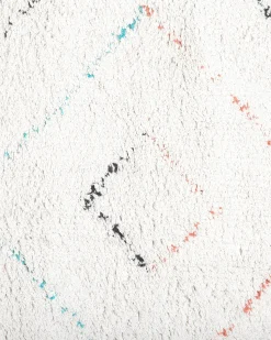 Beliani Matto Puuvilla Valkoinen 80 X 150 Cm Kartal Outlet