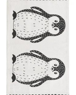 Beliani Matto Puuvilla Valkoinen/Musta 60 X 90 Cm Hajdarabad Online