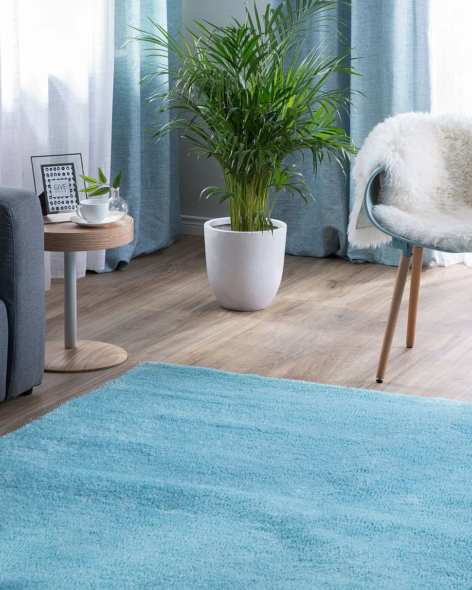 Beliani Matto Sininen 140 X 200 Cm Demre Cheap