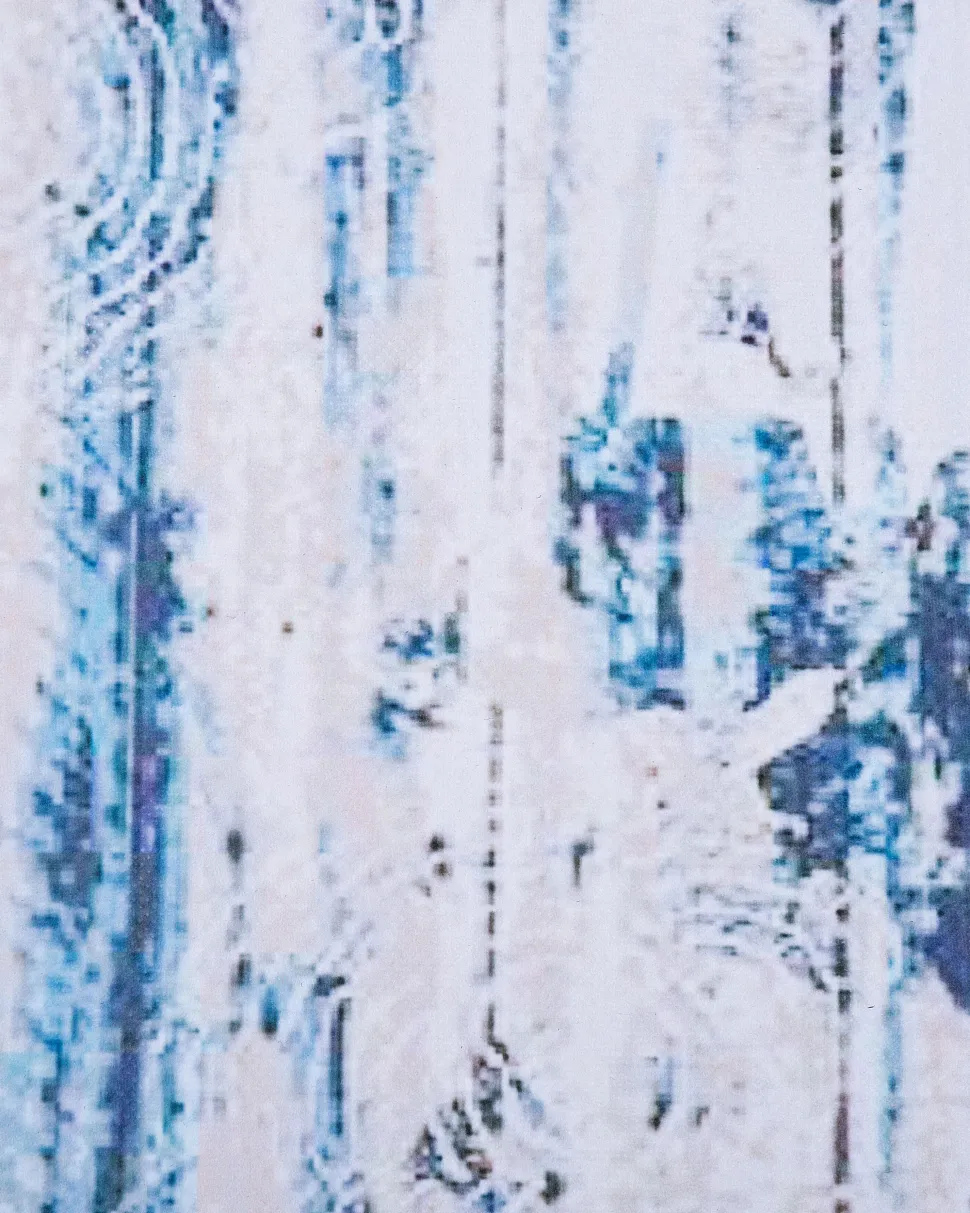 Beliani Matto Sininen/Beige 160 X 230 Cm Burdur Hot