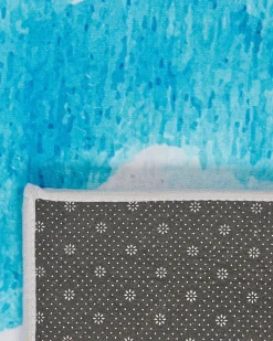 Beliani Matto Sininen/Harmaa 160 X 230 Cm Bozat Best Sale