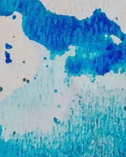 Beliani Matto Sininen/Harmaa 160 X 230 Cm Bozat Best Sale