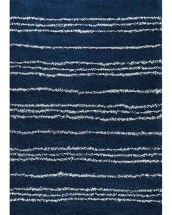 Beliani Matto Sininen/Valkoinen 160 X 230 Cm Tashir Discount