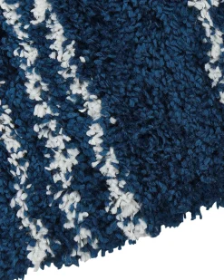 Beliani Matto Sininen/Valkoinen 160 X 230 Cm Tashir Discount